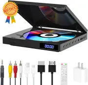 Small DVD Player for TV, HDMI Multi-Region with USB Port & Remote Control
