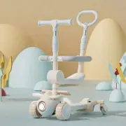 2 in 1 scooter for kids with Adult support with learner tires with music
