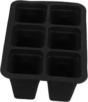 iplusmile Plant Starter Tray Drainage Silicone Plant Trays 6 Hole Seedling Pot Stands for Succulents Ideal for Balcony