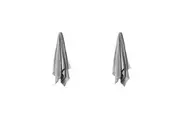 2PK Linen House Aria Silver Cotton/Bamboo Quick Dry Soft Bath Towel 69x139cm