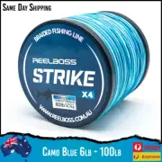 Camo Blue Braid Fishing Line 10lb 20lb 30lb 40lb 50lb 100lb 300m 500m 1000m