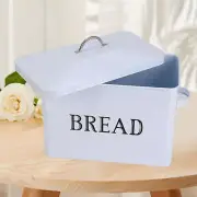 US Metal Bread Box With Handle Multifunction Excellent Sealed Iron Retro Bread