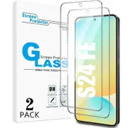 [2 Pack] Screen Protector for Samsung Galaxy S24 fe 5G Tempered Glass, Fingerprint Compatible (6.7")