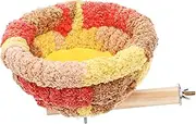 TOYANDONA Bird Bed for Cage Warm Plush Parakeet Nest Soft Comfortable Winter Bird Warmer Securely Mounted Parrot Breeding Nest Easy to Clean Accessory for
