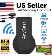4K WiFi HDMI Anycast Miracast Airplay TV Wireless Display DLNA Dongle Adapter