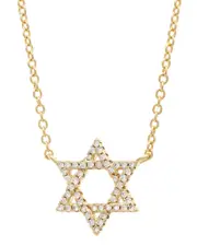 Rivka Friedman 18K Plated CZ Necklace