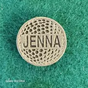 Personalized Metal Golf Ball Marker for Jenna