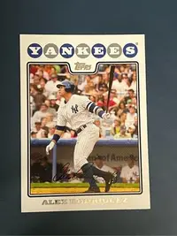 在飛比找Yahoo!奇摩拍賣優惠-棒球金童 A-Rod Alex Rodriguez 2008