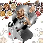 Commercial Electric Grain Mill, 3000w Stainless Steel Corn Grinder Machine, Grain Mill with Overload Protection& 5min Timer Mill, Spice Grain Mill for Dry Spice Herbs/Nut/Coffee/Rice