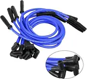 Spark Plug Wire Set 10.5mm Electronic Ignition Cables for SBC BBC HEI 350 383 454 90 to Straight