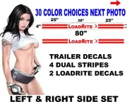 LOAD RITE LOADRITE TRAILER DECAL DECALS 30 COLOR CHOICES msg for other options