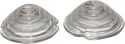 Enfield County Pair Compatible with Jeeps Combination Parking Turn Signal Light Clear Lens Willys CJ-3b CJ3