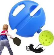 Training Balls | Exerciser Outdoor Trainer - 40 Holes Study Training Tool with Cord Baseboard, Tennis Trainer for Single Player Training