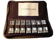 Seydel 1847 Classic or Silver 7 Harmonica Set With Case - STAINLESS STEEL REEDS