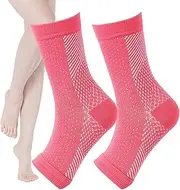 Compression Socks for Neuropathy,Toeless Support Socks Breathable | Thin Sport Socks, Comfortable Ankle Socks for Nerve Damage, Ankle, Running Amith