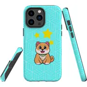 For iPhone 14 Pro Max Case Tough Protective Cover, Shiba Inu Dog
