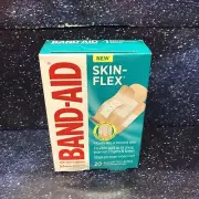 Band-Aid Skin-Flex Bandages 20 Assorted Sizes New In Box