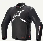 Alpinestars T-GP R V3, textile jacket Drystar , color: Black/White , size: S