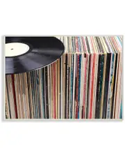 Vintage Records Display by In House Art