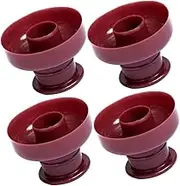 CHICAMPERA 4Pcs Round Donut Mold Nonstick Baking Molds for DIY Cakes and Doughnuts Kitchen Tool for Pastries and Desserts for Baking Enthusiasts