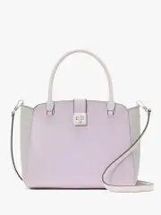 Phoebe Colorblock Leather Satchel