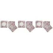 3x 4pc LVD MDF/Cork Coasters Drink Mat/Pad 10x10cm - Botanical