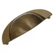 P344-SBZ Satin Bronze 3"cc Cabinet Cup Pull Handles Belwith Hickory Eclipse