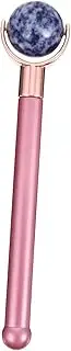 Vaguelly Facial Massager Roller Compact Beauty Tool Jade Roller for Face Eyes Neck Hands Skin Care Massager