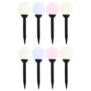 Outdoor Solar Lamps 8 pcs LED Spherical 15 cm RGB