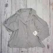 Beyond Yoga FeatherWeight Wind Down Sleep Shirt Pajama Top Lounge 4X Grey NEW