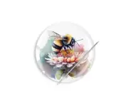 Needle Minder, Bee Cross Stitch Needle Minder