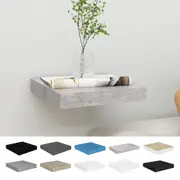 1/2/4x Floating Wall Shelf MDF Wall Ledge Bookcase Multi Colours/Sizes vidaXL
