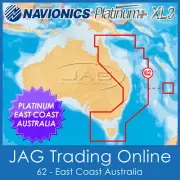 NAVIONICS PLATINUM+ 62P XL3 - EAST & NORTH AUSTRALIA - 2D/3D GPS MAP SONAR CHART