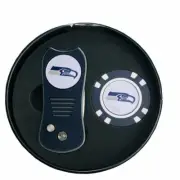 Seattle Seahawks Switchblade Golf Divot Tool with removable Ball Marker