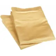 Egyptian Cotton 1500 Thread Count Solid Pillowcase Set Standard-Gold