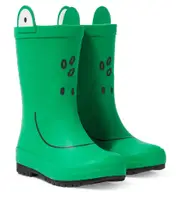[Stella McCartney Kids] Stella McCartney Kids Frog printed rain boots UK 13 green