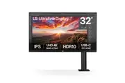 LG UltraFine 32in 4K UHD IPS 60Hz Ergo Monitor (32UN880K-B)