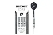 Unicorn Core Plus Satinlux Darts (Pack of 3) (Silver/Black) - UTRD3127