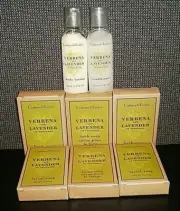 Lot of (6) Crabtree & Evelyn VERBINA & LAVENDER SOAP FACIAL/BATH SOAP + MORE!