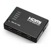在飛比找Yahoo!奇摩拍賣優惠-品名: HDMI切換器五進一出切換器1.4 Switch 高