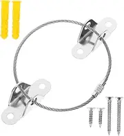 Toyvian 2 Sets Proofing Furniture Anchors Tip Kit for Securing Cabinets Bookcases Dressers Sturdy Wall Straps with Screws for Safety and Stability