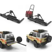 Rear Bumper Tire Bracket Fuel Tank Ladder Holder for RC4WD Body +TF2 Chassis Car