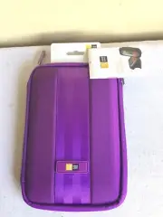 New Case Logic iPad Mini Galaxy Note 8.0 Purple Fabric Hardshell Tablet Case