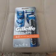 Gillette the All Purpose Styler Beard Trimmer Razor and Edger, Men'S Razor/Bl...