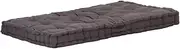 Decor Cushion Pallet Floor Cushion Cotton 120x80x10 cm Anthracite