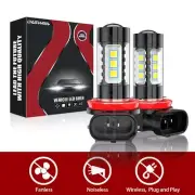 H11/H16 White LED Fog Light Bulbs for Lexus CT ES IS RX GS 200 250 300 350 450h