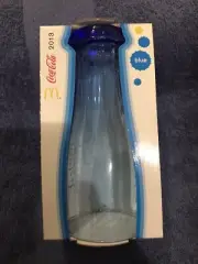 McDonalds Coca Cola Coke Glass 2013 Blue in Box Collectable Coke