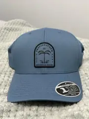 NEW Travis Mathew Snapback Golf Hat Flexfit Tech 110 Blue NWT $40 Retail