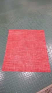 Chilewich Vinyl Table Cover Runner Red 28X34 Basketweave New #PMCU-REDD-2834