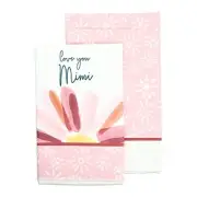 - 27.5" x 19.75" Set of Two Springtime Floral Kitchen Bathroom Tea Towels -